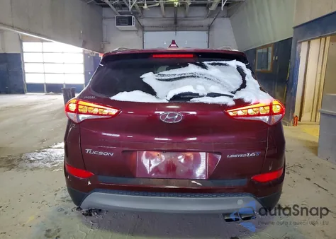 2017 Hyundai Tucson Limited from USA, damaged, VIN KM8J33A25HU357302